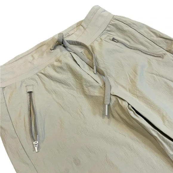 ATHLETA TREKKIE NORTH HIGH RISE JOGGER PANTS LIGHT KHAKI SIZE 6 - Picture 4 of 14